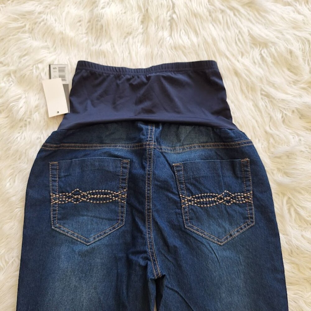 NEW Times Two Maternity Medium Wash Jegging Size Small - (4-6) - Picture 5 of 15